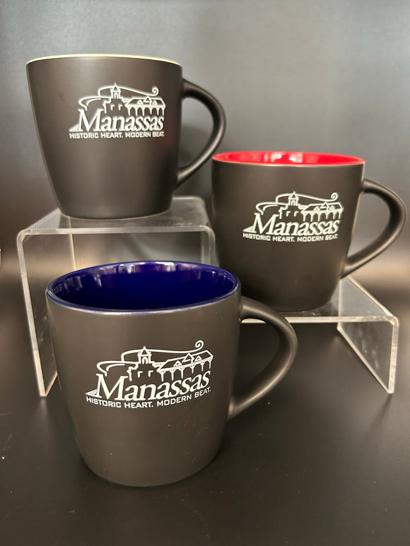 Black Manassas Logo Mug