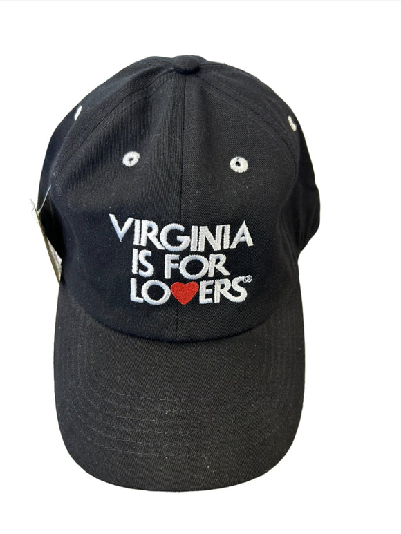 VA is for Lovers Black Baseball Hat