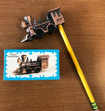 Copper Locomotive Pencil Sharpener