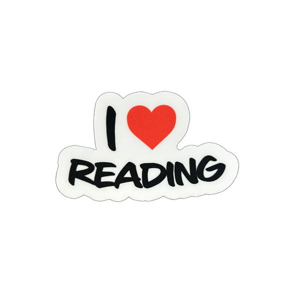 I Love Reading Sticker