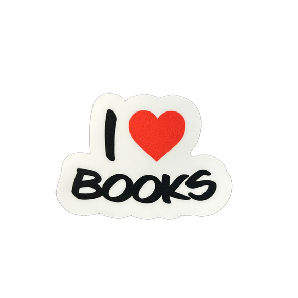 I Love Books Sticker