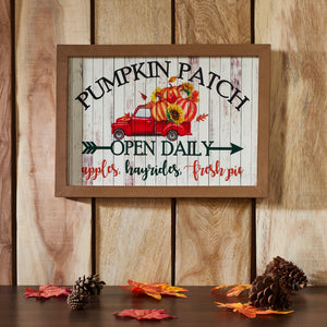 Pumpkin Patch Truck Sign