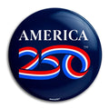 250th Logo Dark Blue Button