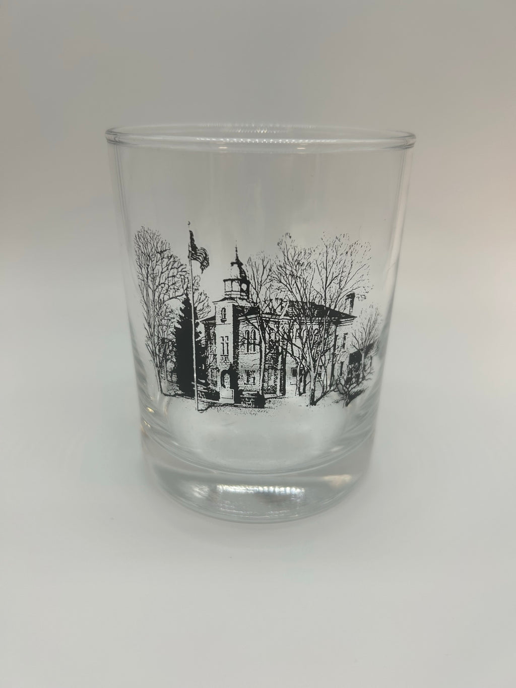 Set of 4 Glasses with Manassas Scenes