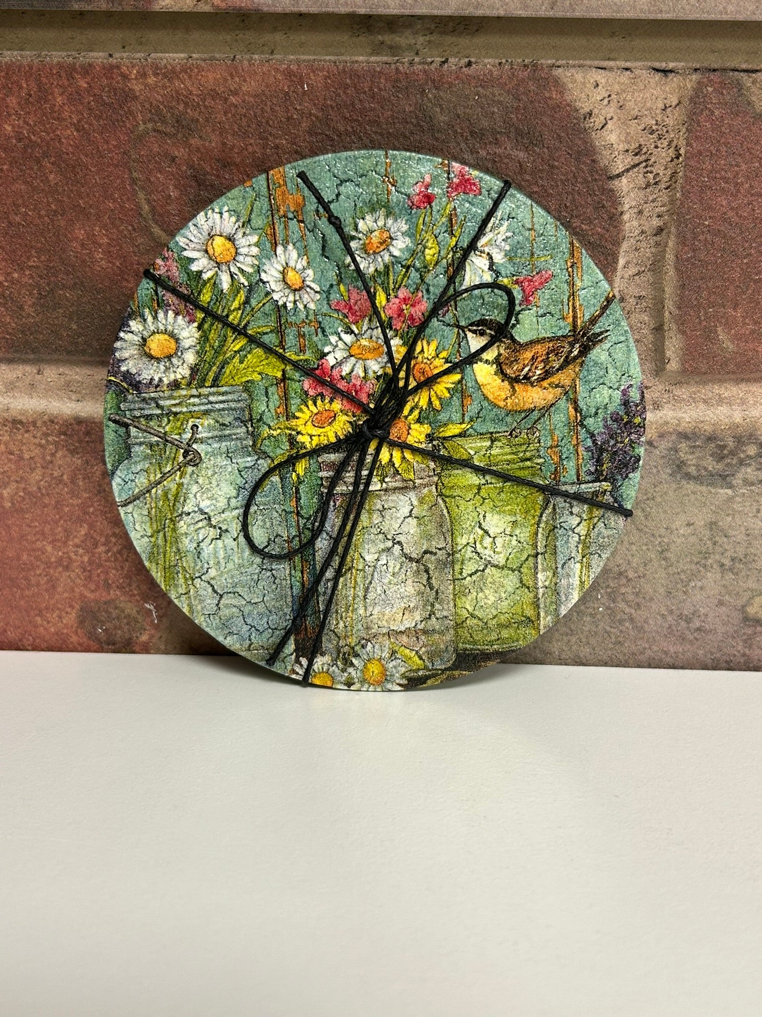 Set of 4 Hand Painted Coasters