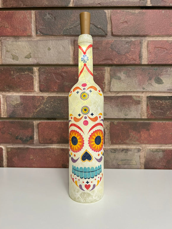 Lighted Decorated Bottle