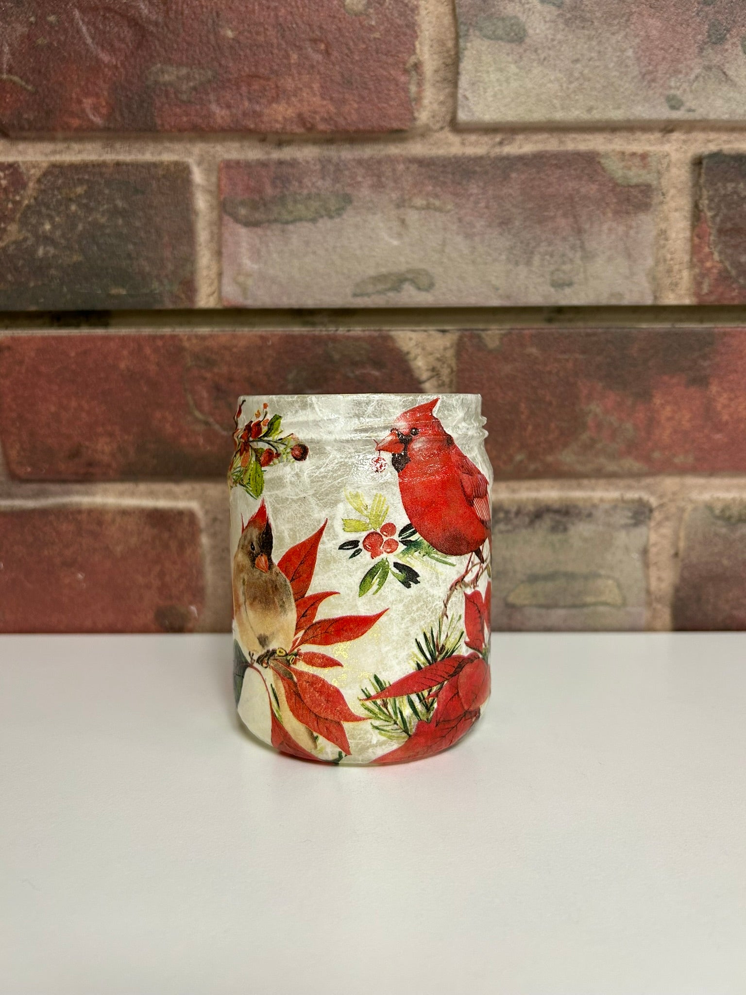 Lighted Decorated Jar