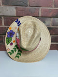 Hand Painted Mexican Straw Hat