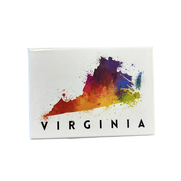 Virginia State Watercolor Magnet