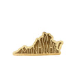Manassas VA Wood Magnet