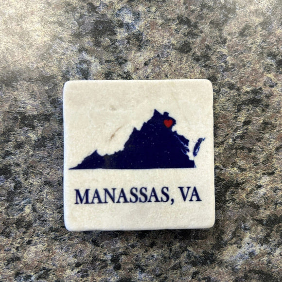 Virginia Marble Magnet