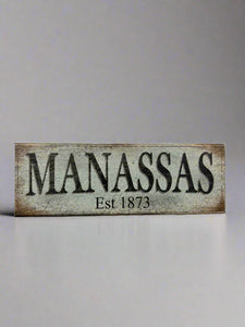 Manassas Est 1873 Block Magnet