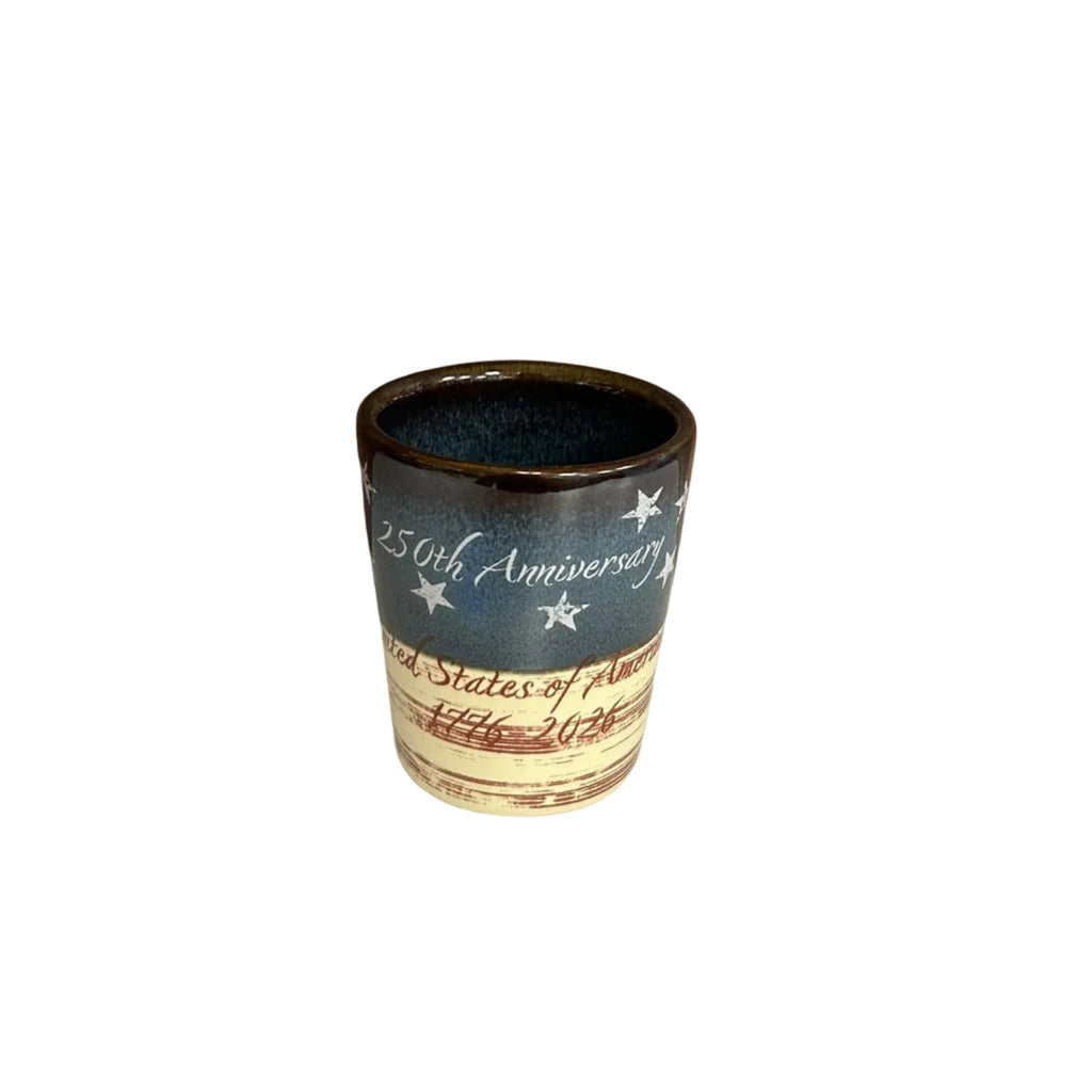 USA 2-Tone Shot Glass