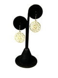 Brushed Gold Celtic Disk