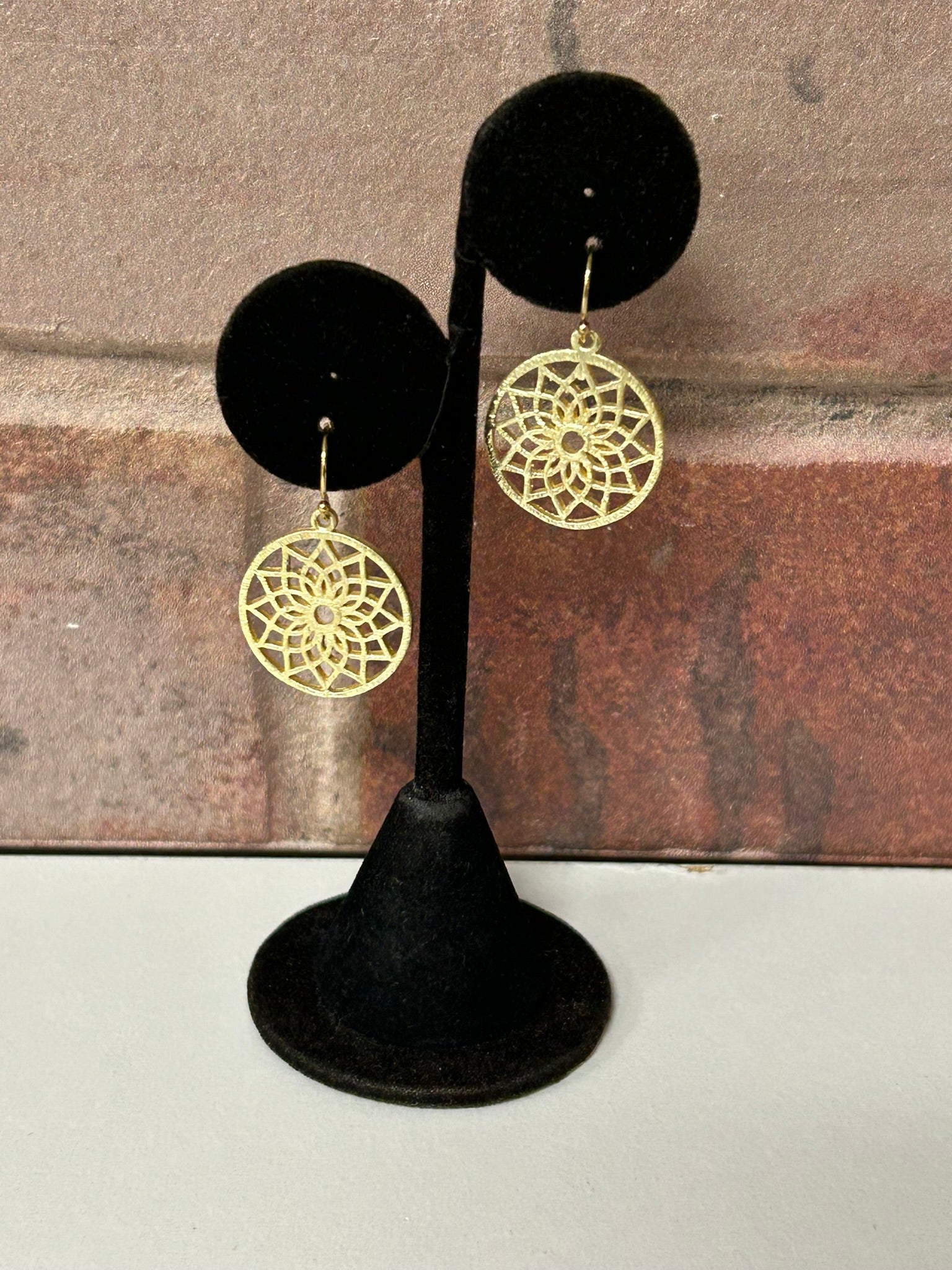 Brushed Gold Celtic Disk