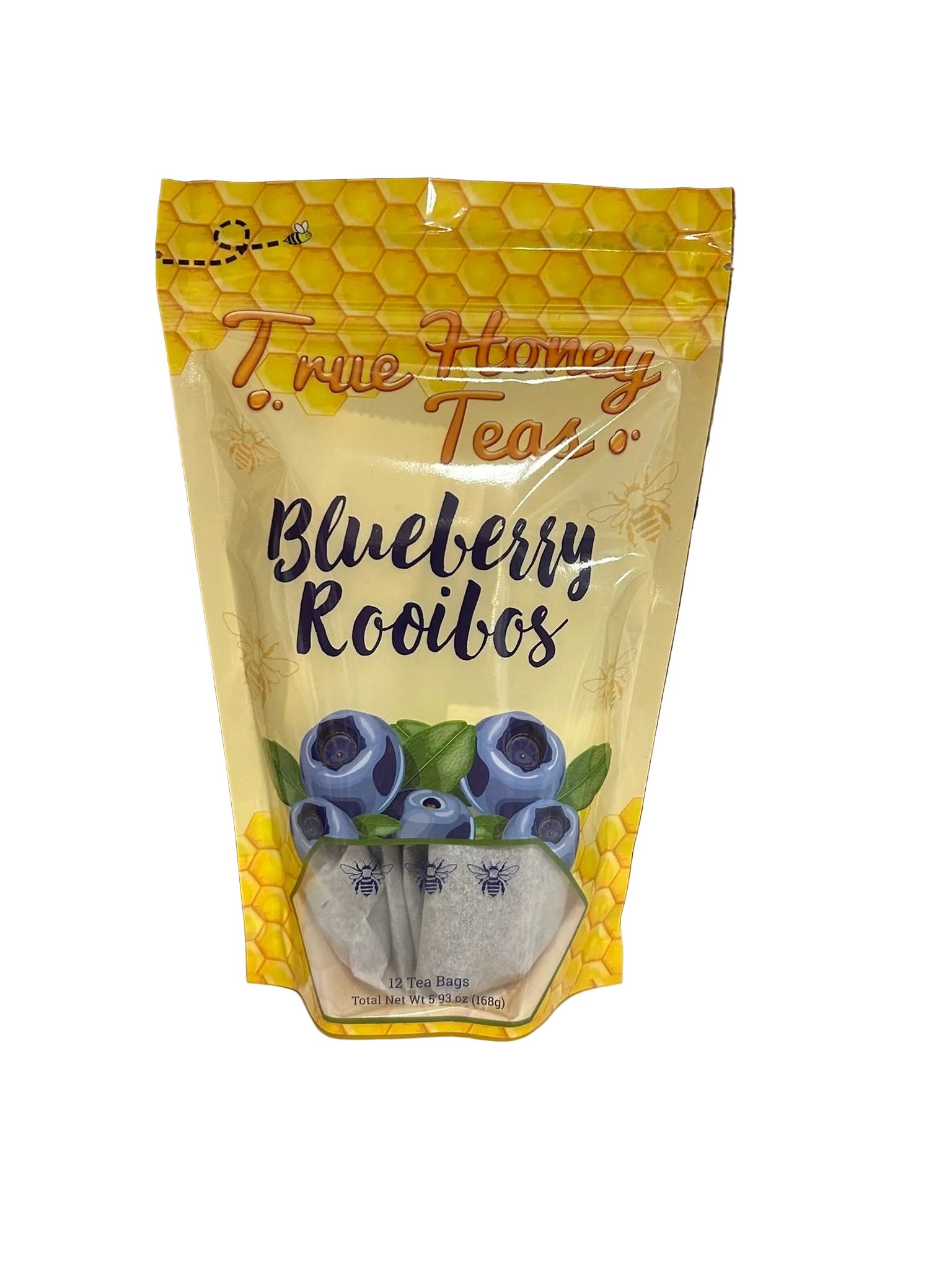 Bag of True Honey Tea Blueberry Rooibos 