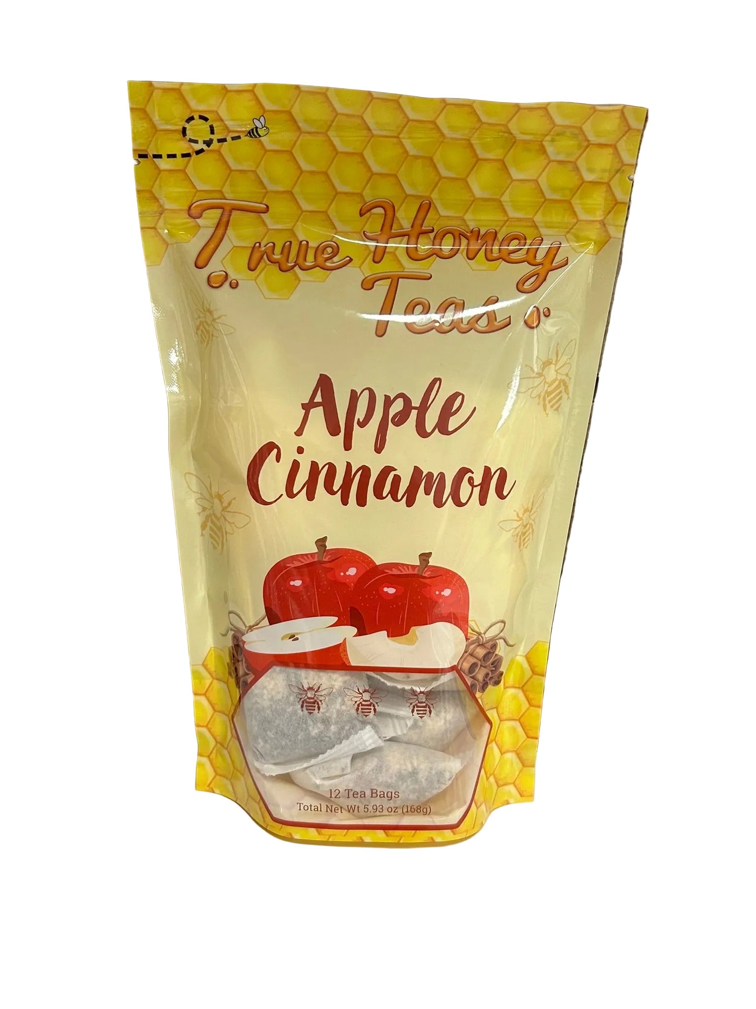 Bag of True Honey Tea Apple Cinnamon flavor