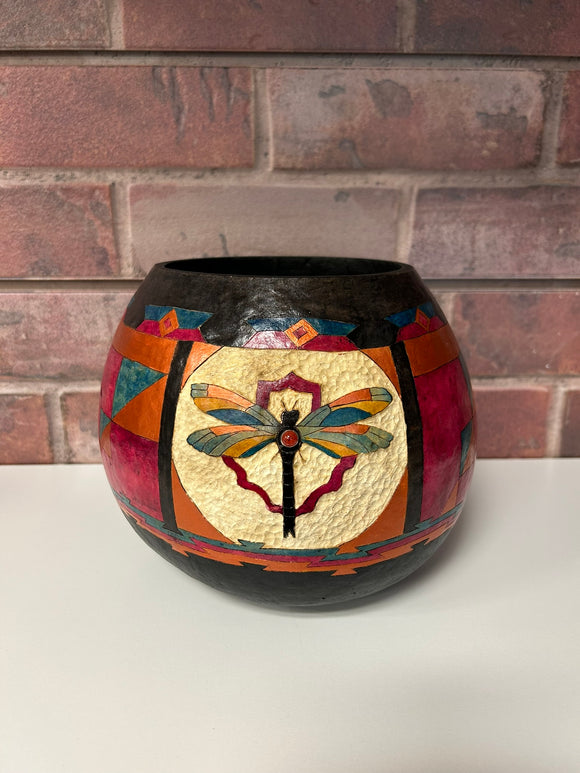 Double Dragonflies Gourd