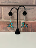 Beaded Horse Earrings