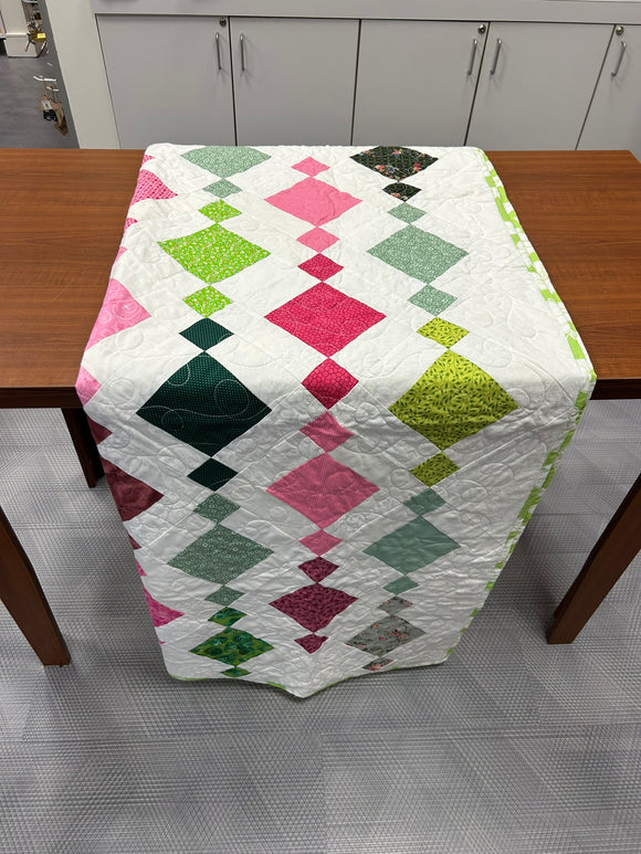 Multicolor Geometric Throw Quilt