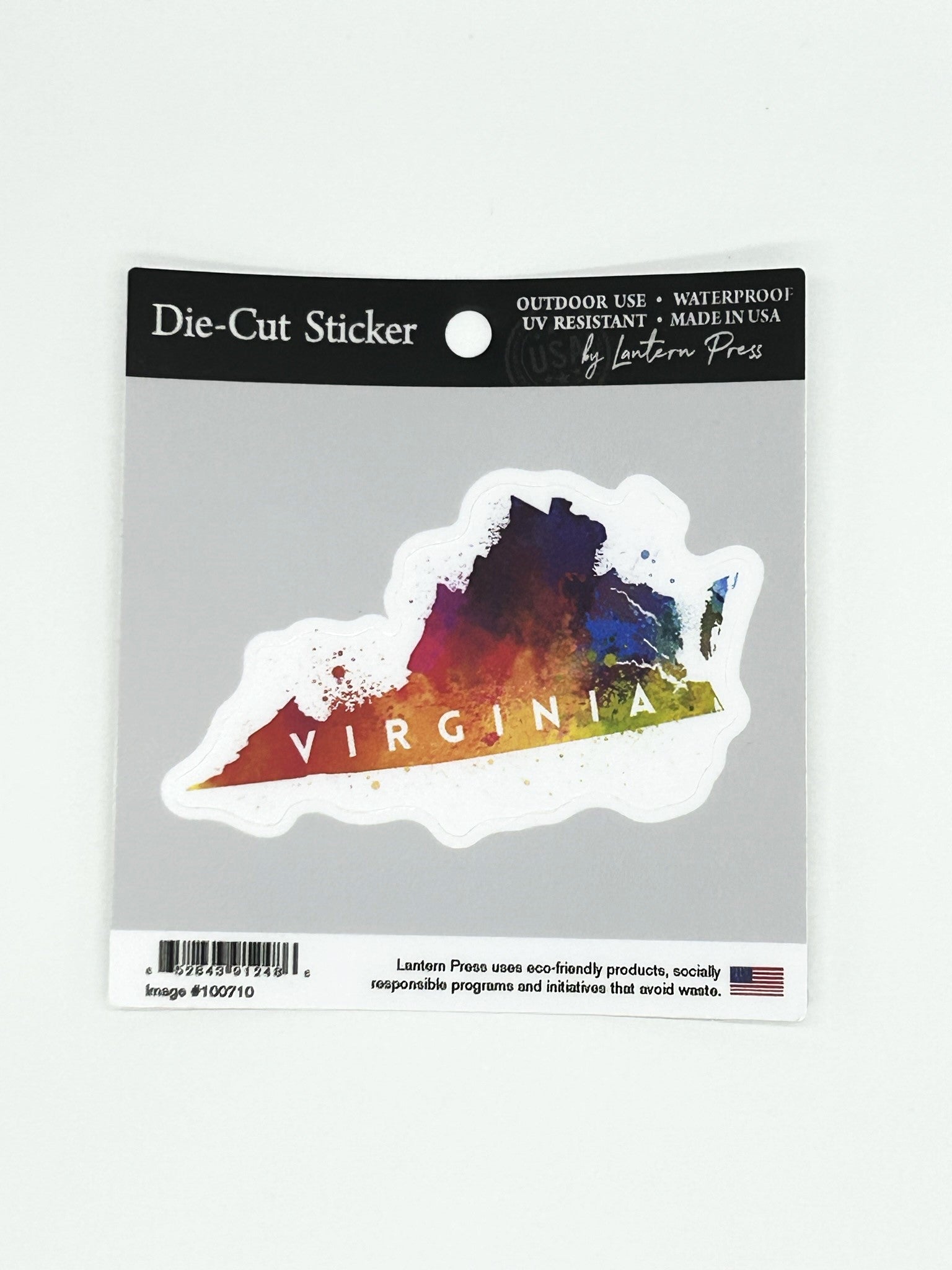 Virginia State Watercolor Sticker