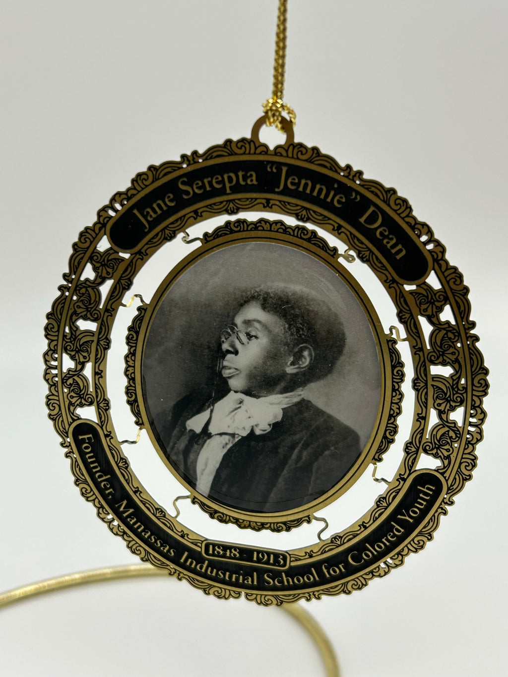 Jennie Dean Brass Ornament