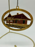 Southern Railway Depot Brass Ornament