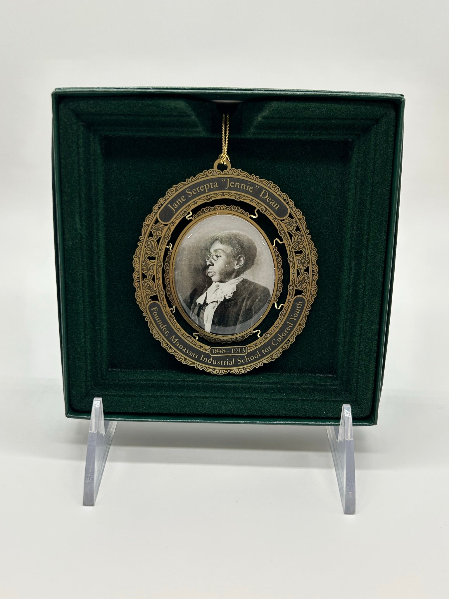 Jennie Dean Brass Ornament