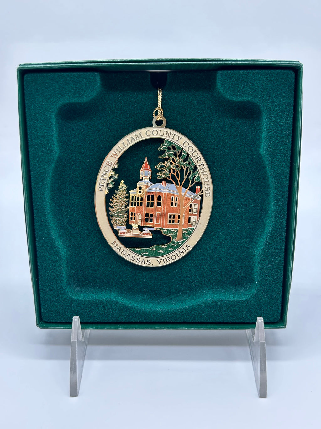 Prince William County Courthouse Brass Ornament