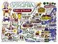 Statescapes Virginia Blank Card