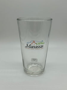 Manassas Logo Pint Glass