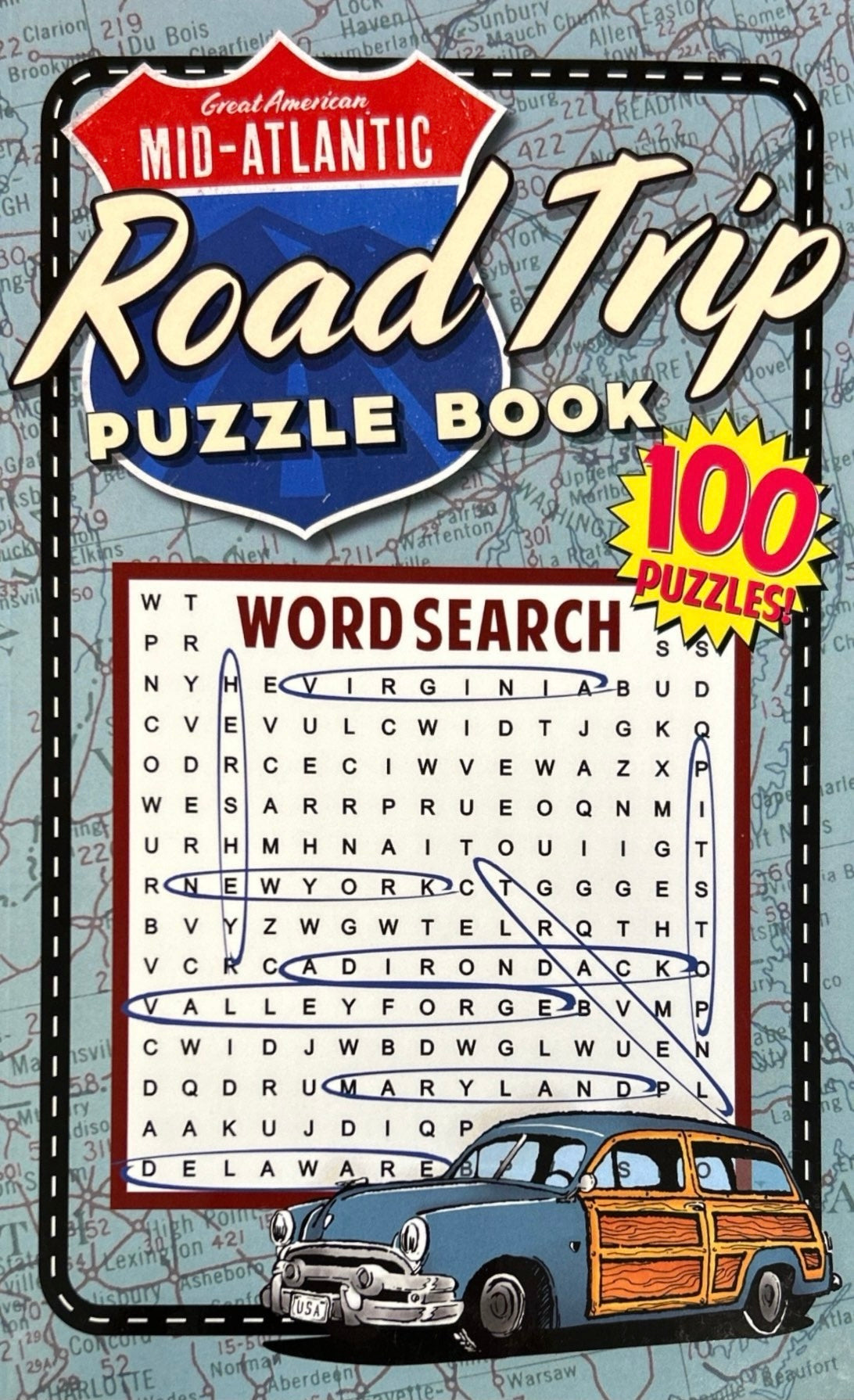 Great American Mid-Atlantic Road Trip Puzzle Book