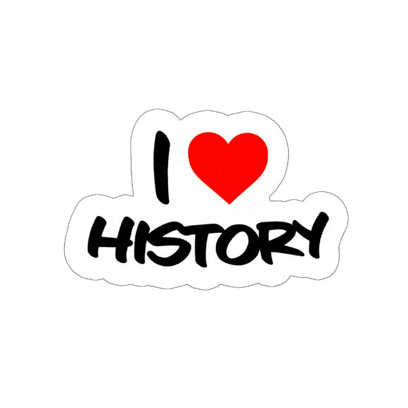 I Love History Stickers