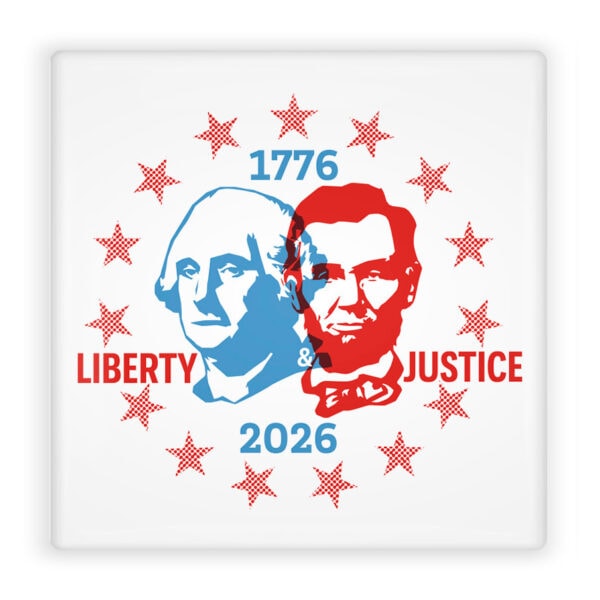 Washington & Lincoln State Magnet