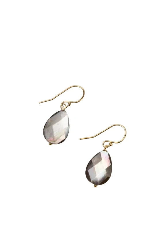 Alchemy Abalone Teardrop Simple Earrings
