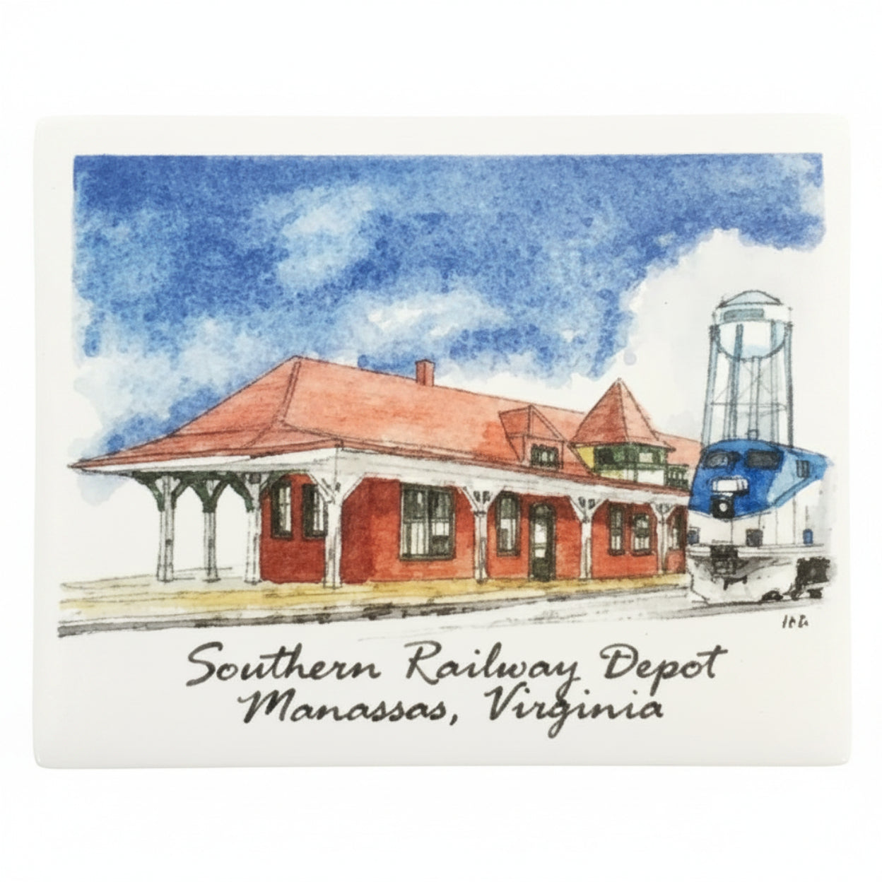 Southern Railway Depot Notecard