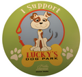 Lucky Dog Park Magnet