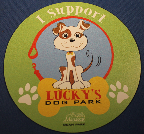 Lucky Dog Park Magnet