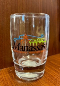 Manassas Logo Tapered Shot Glass