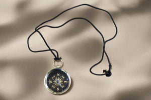 Brass Compass Necklace